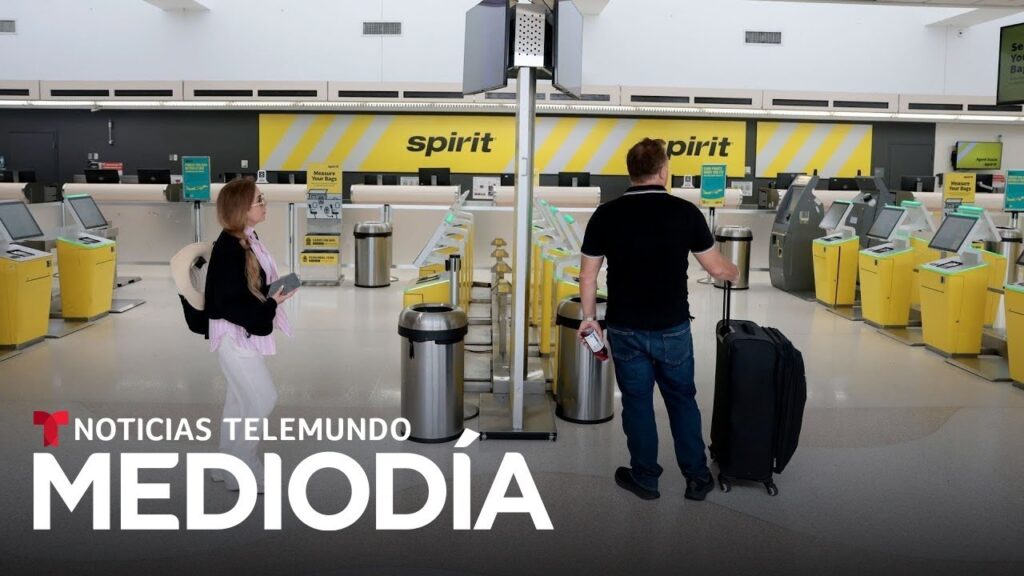 Reina la incertidumbre entre pasajeros y trabajadores tras el cierre de Spirit | Noticias Telemundo
