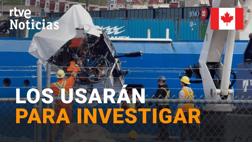 TITAN: Posibles RESTOS HUMANOS entre las piezas del SUMERGIBLE TITÁN halladas en el mar | RTVE