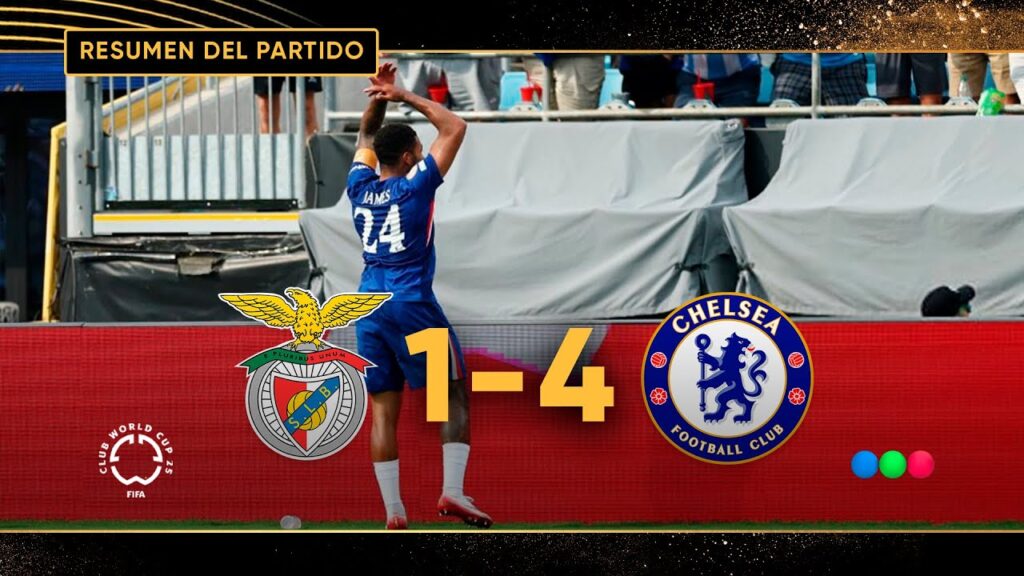 Mundial de Clubes: Chelsea goleó 4-1 al Benfica en el alargue, tras una larga suspensión