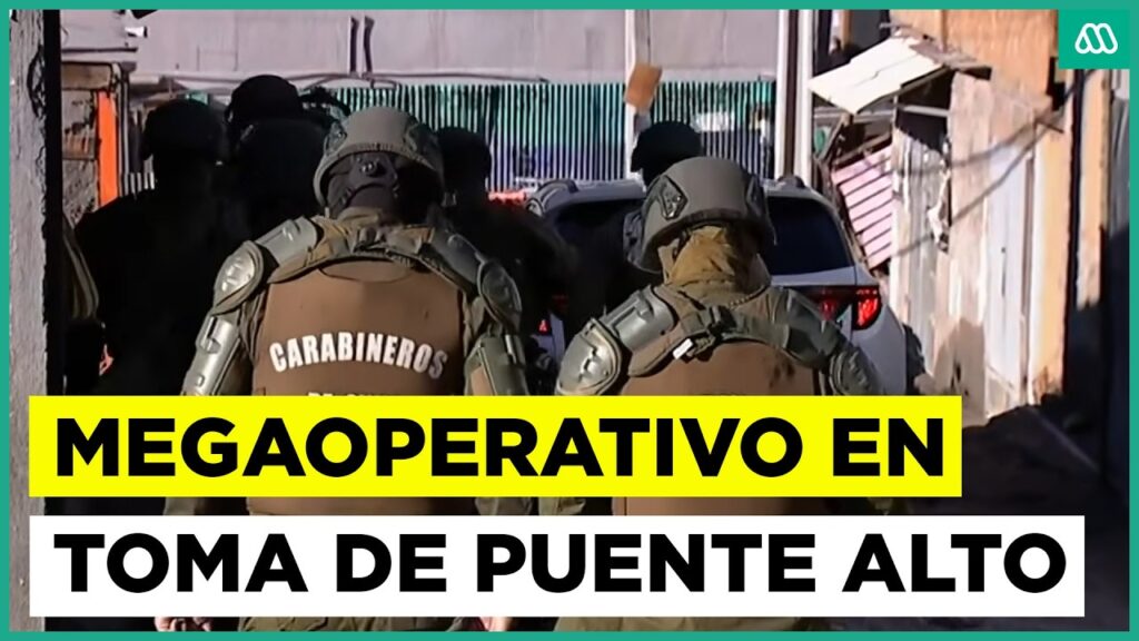 Megaoperativo policial en toma de Puente Alto: Realizan control migratorio en campamento