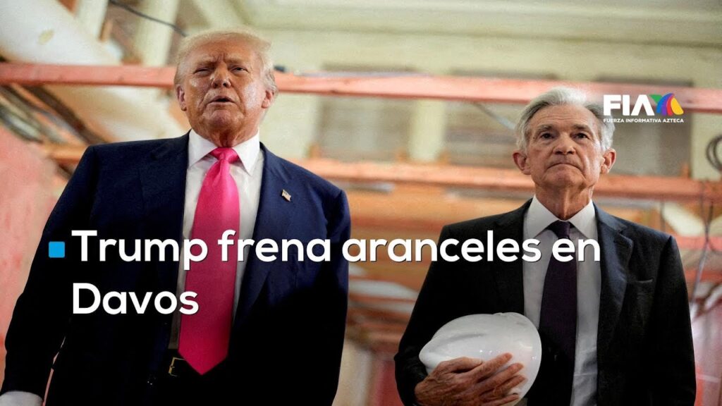 #AgendaMundial | Trump anuncia acuerdo en Davos y frena impuestos contra Europa