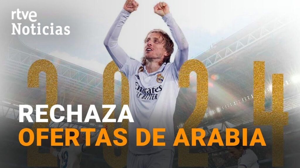MODRIC: El croata RENUEVA un AÑO más con el REAL MADRID, hasta 2024 | RTVE Noticias