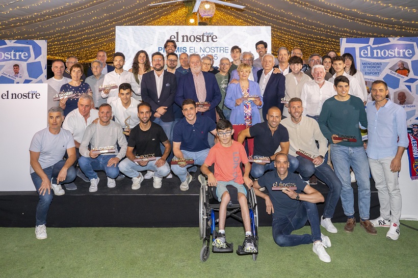 Toda la cosecha de goles y canastas en los Premis El Nostre Esport
