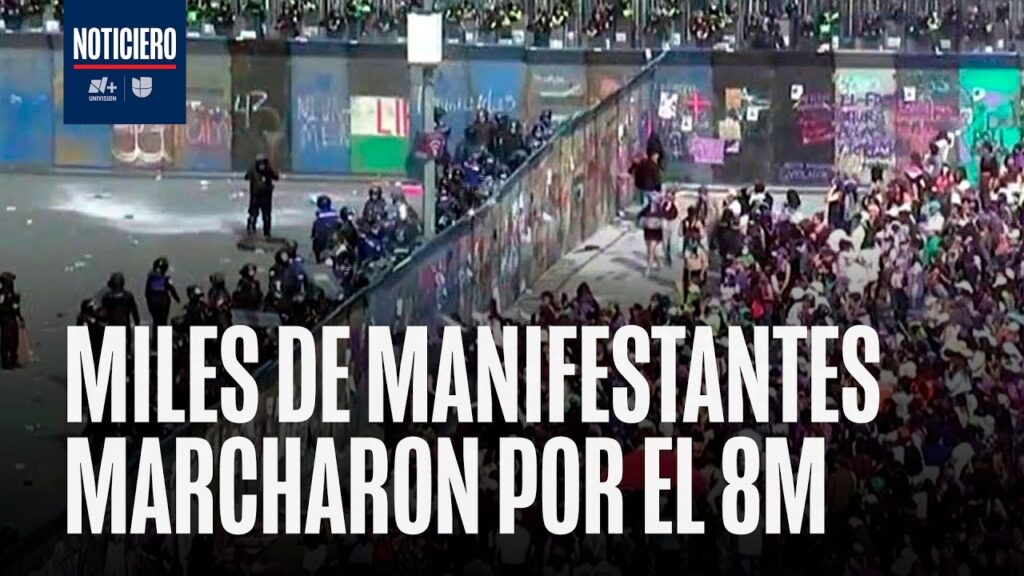 8M 2026: 120 mil mujeres marchan en Ciudad de México para exigir justicia por víctimas de violencia