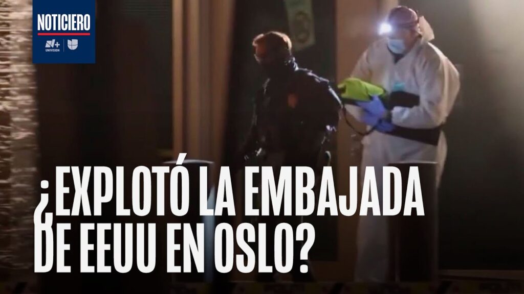 Explosión en la entrada de la embajada de Estados Unidos en Oslo: policía noriega investiga