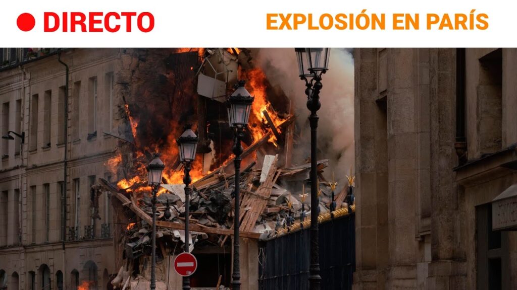 PARÍS: Una FUERTE EXPLOSIÓN en el centro deja 16 HERIDOS, SIETE en ESTADO CRÍTICO | RTVE Noticias
