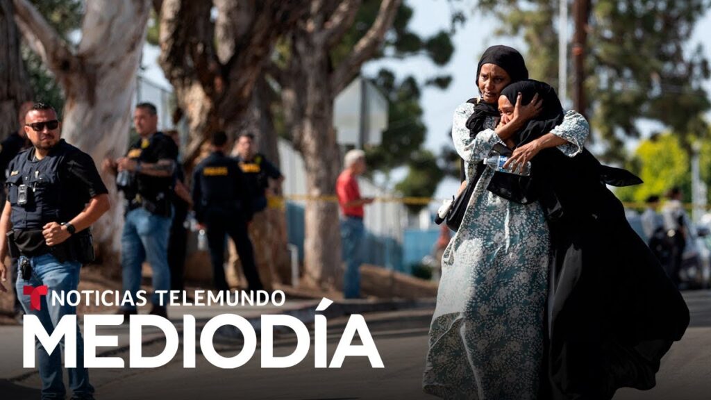 Vea videos de cómo decenas de niños fueron evacuados del tiroteo en San Diego | Noticias Telemundo
