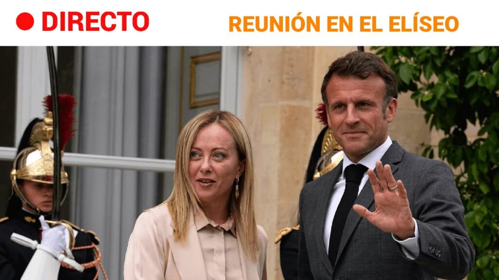 FRANCIA: MACRON y MELONI abogan por TRABAJAR juntos en materia de MIGRACIÓN | RTVE
