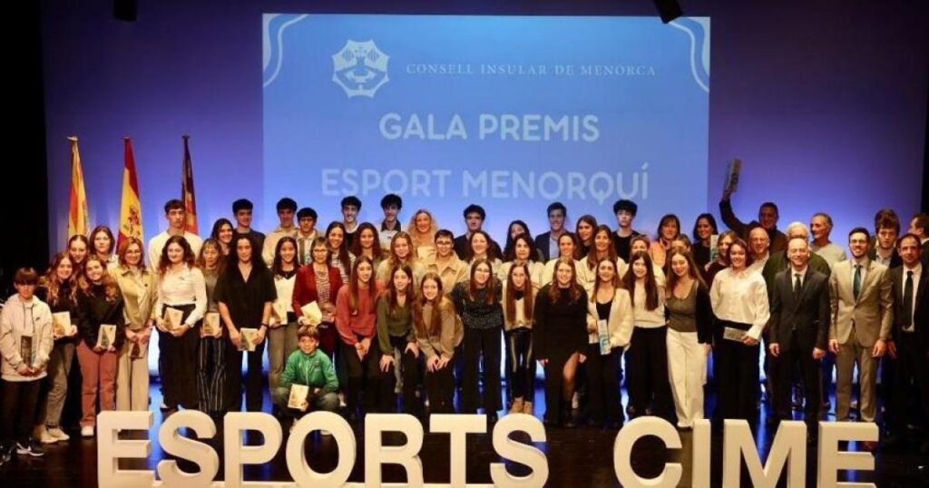 El deporte menorquín se da cita en la gala de los II Premios Esport Menorquí
