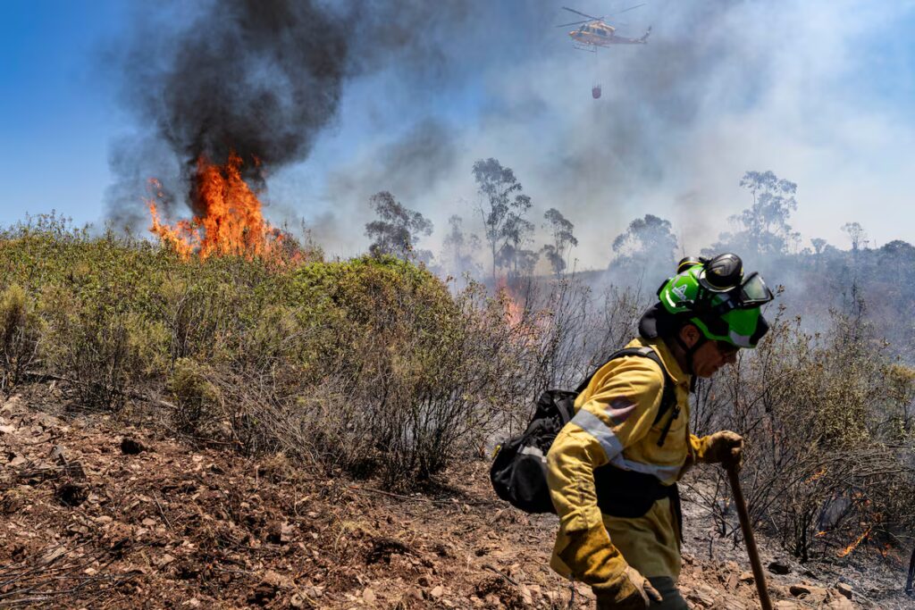 La UME se incorpora a los trabajos para sofocar el incendio de Huelva, que ha quemado más de 5.000 hectáreas y evoluciona favorablemente | España